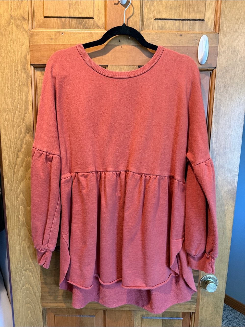 T.La Coral Peplum Tunic Top